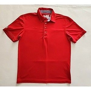 Chick Fil A Employee Team Style Polo Shirt Work Uniform Red Men MED